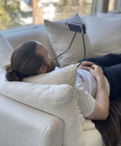 Lazy neck puhelinteline musta - tarjoustaivas.fi
