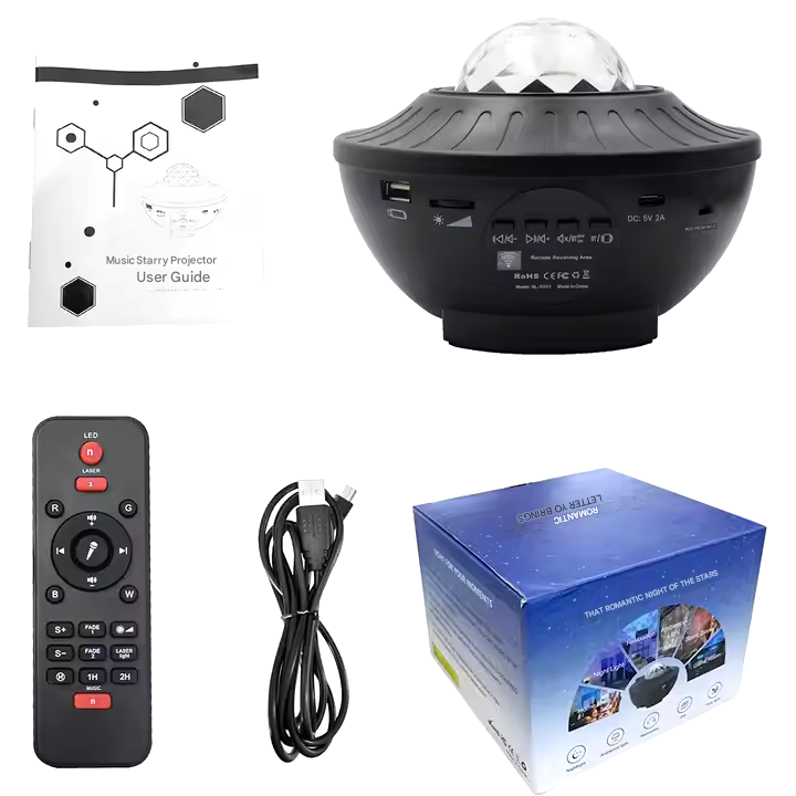 Tähtitaivasprojektori Bluetooth-kaiuttimella | tunnelmavalaistus - Image 7