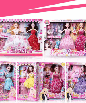 Hurmaava Nukkeleikkisetti Lapsille – Prinsessanukkesetti | Lasten Lelu