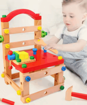 Puinen Ty&ouml;kalusarja Lapsille &ndash; Lasten Lelu | Montessori-opetuslelu