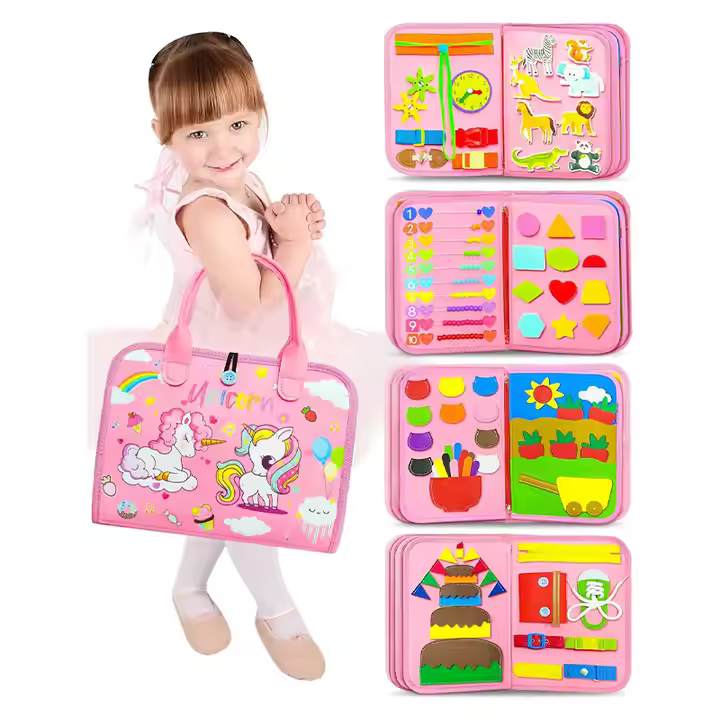 Montessori-taitettava aistinvarainen lelu lapsille – Lasten lelu - Image 4