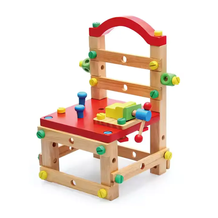 Puinen Työkalusarja Lapsille – Lasten Lelu | Montessori-opetuslelu - Image 2