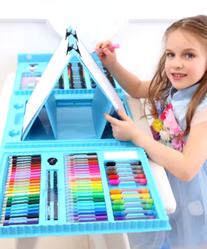 208-osainen Lasten Taidesetti &ndash; Maalaus- ja piirustussarja kotelossa | kehitt&auml;v&auml;t lelut