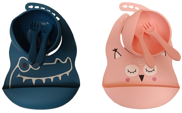 Vauvan Ruokailuvälineet | 4-osainen Vauvan Ruokailusetti - Image 4