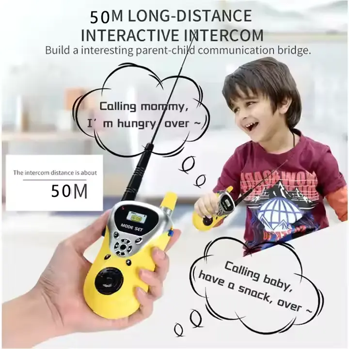 Lasten walkie talkie 50 metrin kantama vuorovaikutteinen