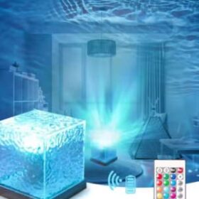 3D Aurora Kristallilamppu – 16-värinen Pyörivä Yövalo