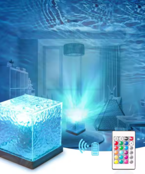 3D Aurora Kristallilamppu – 16-värinen Pyörivä Yövalo