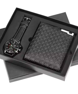 Miesten kello- ja lompakkosetti