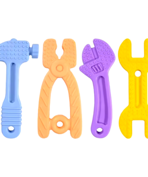 4 Kpl Silikonisia Vauvan Puruleluja &ndash; Vauvanhoito Tuotteet