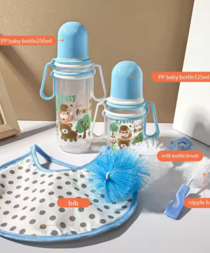 Vastasyntyneen syöttösetti: Tuttipullo ja puhdistusharja – Vauvanhoito tuotteet