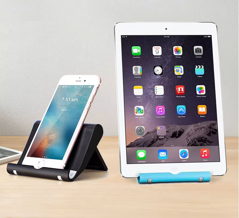 Taitettava Puhelinteline – Säädettävä Pöytäteline Puhelimelle | Yleiskäyttöinen ja Käytännöllinen