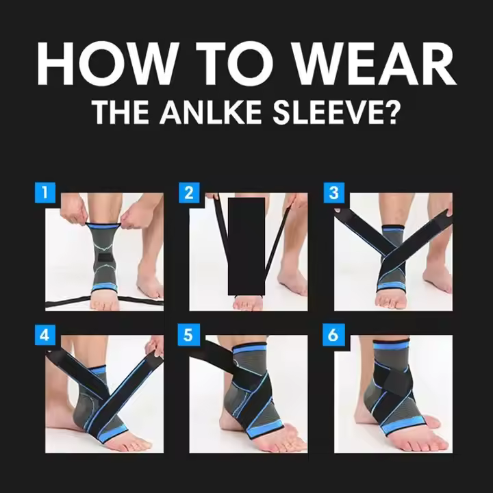 2 Kpl Vihreitä Nilkkatukipuristusholkkeja – Nilkkatuki kompressiolla - Image 4