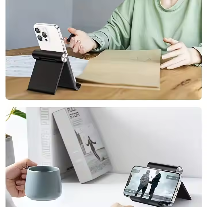 Taitettava Puhelinteline – Säädettävä Pöytäteline Puhelimelle | Yleiskäyttöinen ja Käytännöllinen - Image 6