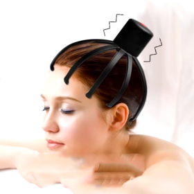 USB-ladattava sähköinen päänahan hierontalaite | Stressin lievitys & rentoutus