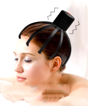 USB-ladattava sähköinen päänahan hierontalaite | Stressin lievitys & rentoutus